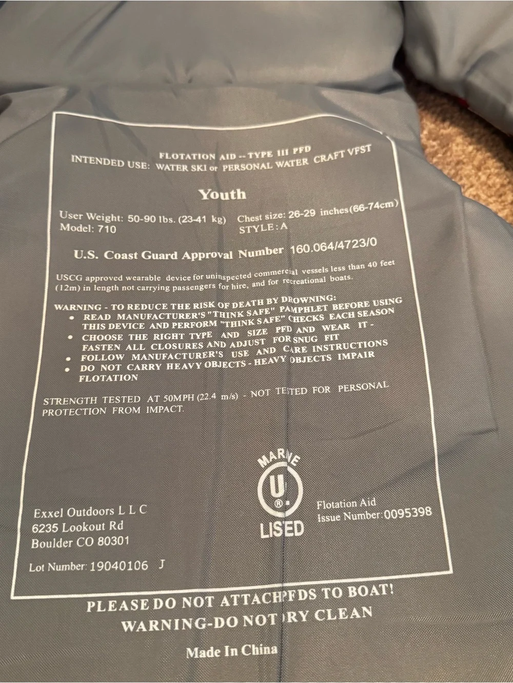 Youth Life Jacket